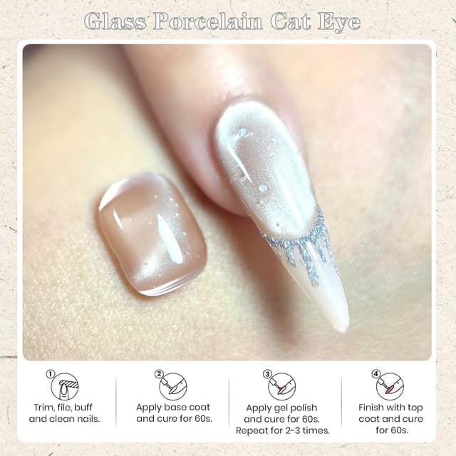 Detalle de senvenski Gelée Vitrail Cat Eye 3D