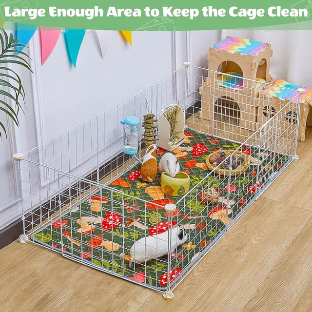 Thumbnail 4 de BeBeJoJo 142x70cm Guinea Pig Cage Liner 🐹