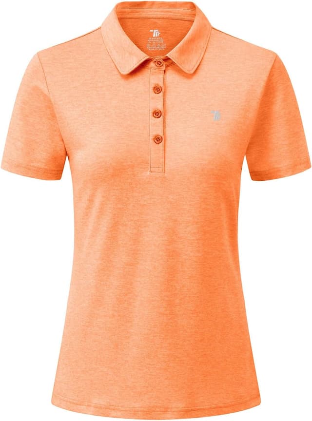 Detalle de YSENTO Damen Golf Poloshirt Kurzarm – schnelltrocknend, atmungsaktiv & UPF 30+