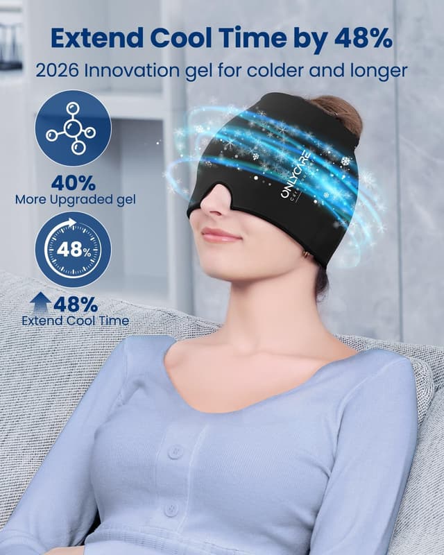 Detalle 2 de ONLYCARE Migraine Relief Cap 360° Gel