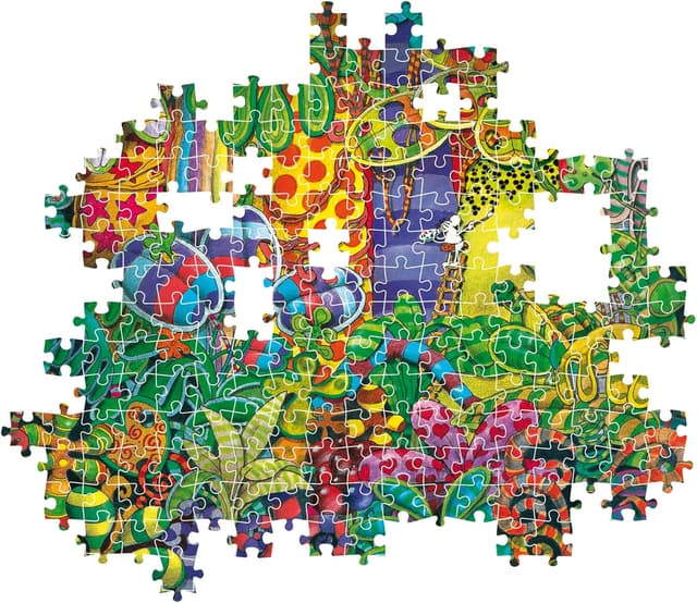 Detalle de Clementoni Puzzle 1500 pezzi Mordillo “The Painter” con poster incluso (31737) – 84,5×59,5 cm