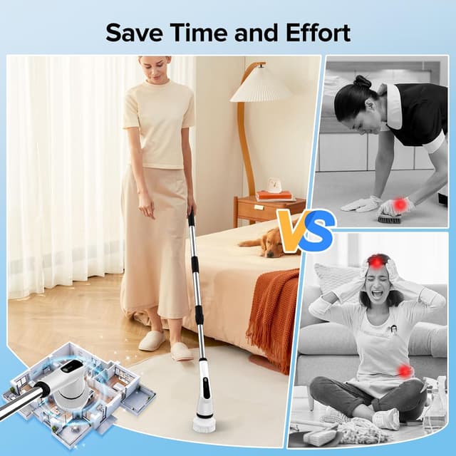 Detalle 2 de Dreazu Electric Spin Scrubber 2500mAh 🧽