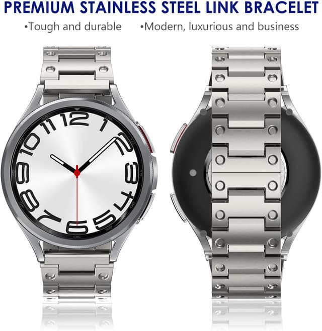 Detalle de WINGLE Stainless Steel Galaxy watch strap 44mm