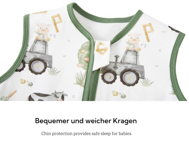 Detalle 2 de Chilsuessy Babysommer-Schlafsack 0,5 Tog