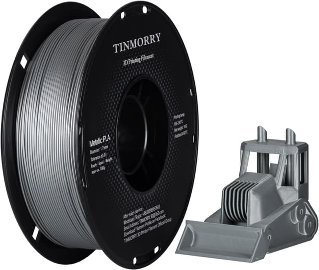 Detalle de TINMORRY PLA 1.75mm Matte Red 1kg spool for Bambu Lab FDM printers