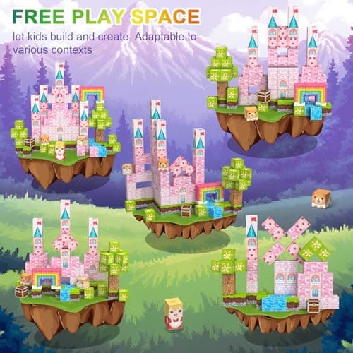 Detalle 2 de Crifeton Bloques Magnéticos de Construcción para Niños 🧲