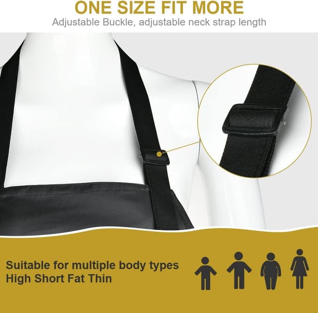 Thumbnail 2 de Vicloon Delantales Impermeables Babero 1 unidad 🧑