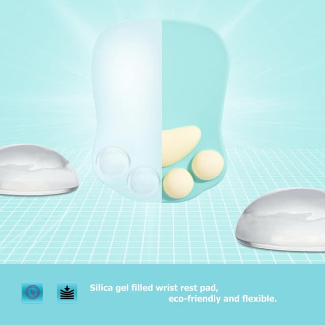 Detalle 1 de DOBAOJIA Cat Paw Mouse Pad 27 x 20cm