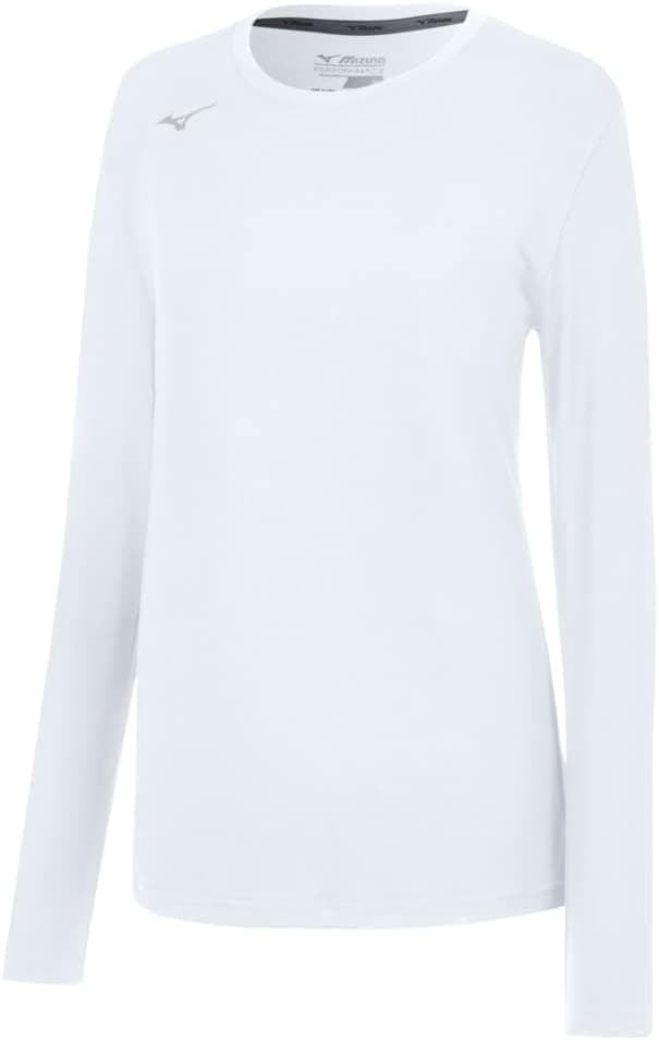 Detalle de Mizuno Girls' Long Sleeve Attack Tee for Practice & Training
