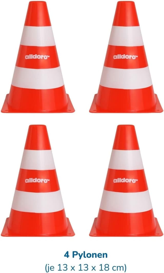 Thumbnail 6 de alldoro 60090 cônes d'avertissement 4 pièces