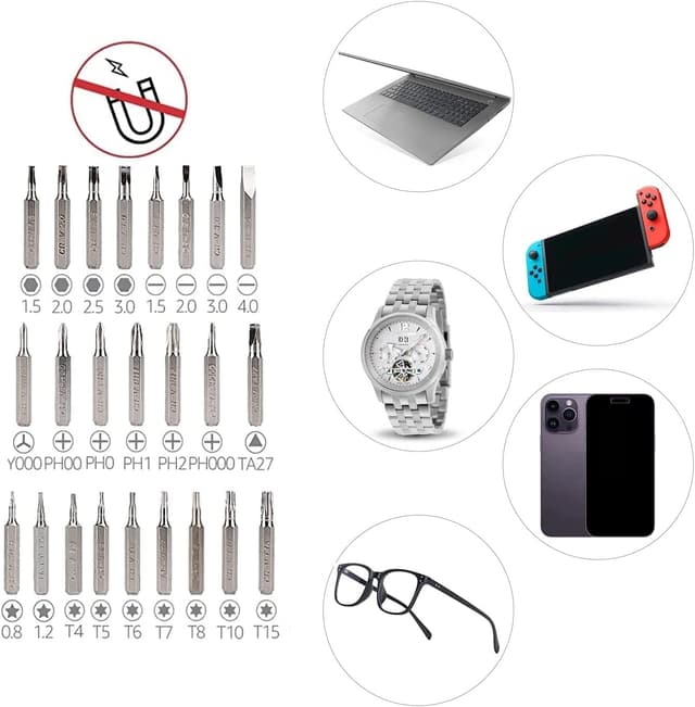 Thumbnail 4 de Amazon Basics Ensemble 73 pièces outils magnétiques