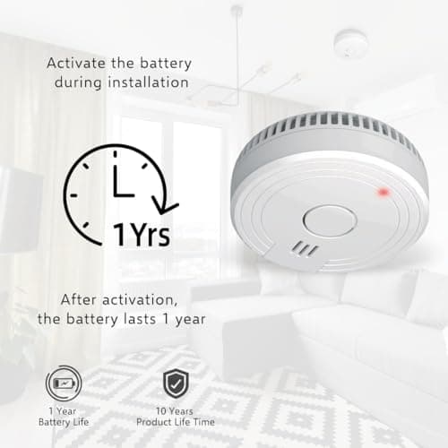 Thumbnail 4 de ELRO FS1801 detector de humo EN14604 — 10 unidades