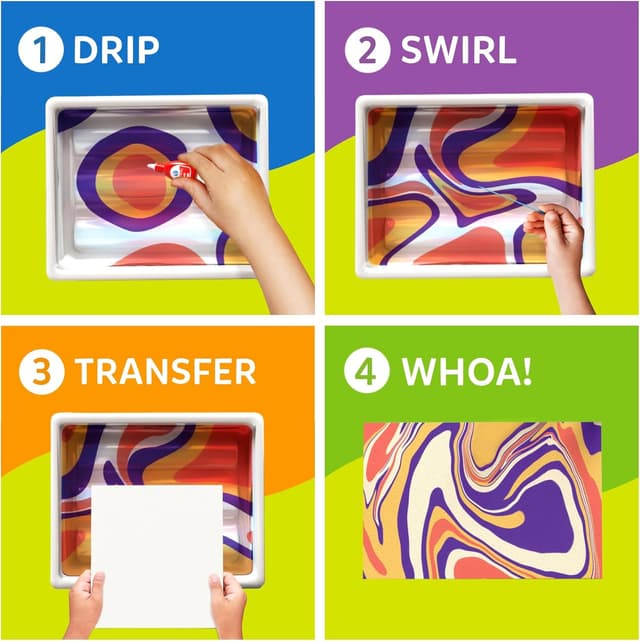 Detalle 2 de Skillmatics Marbling Magic Paint Kit 6–12