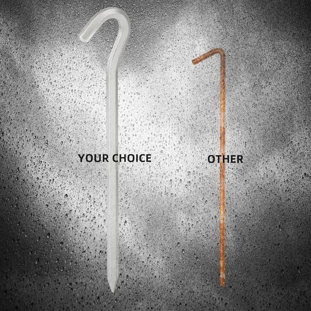 Thumbnail 2 de Olicky 12Pcs Tent Pegs Heavy Duty