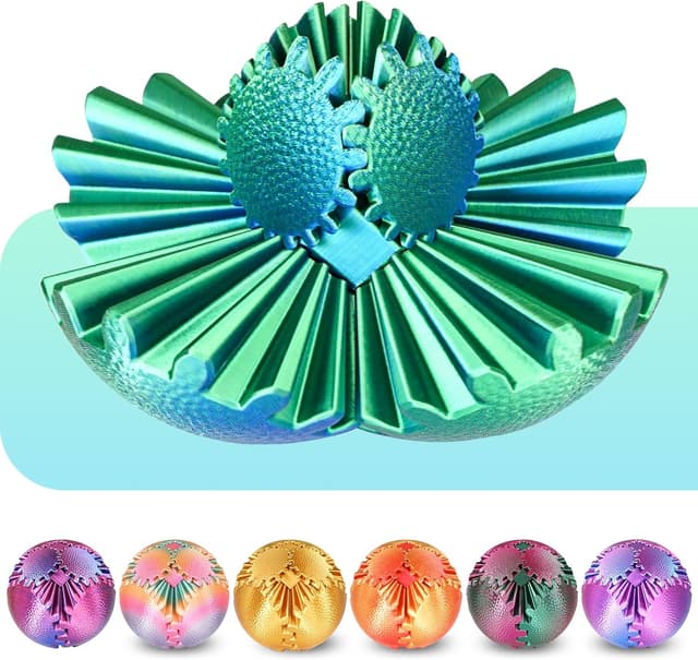 Detalle de Gear Ball Fidget Kugel 8 cm