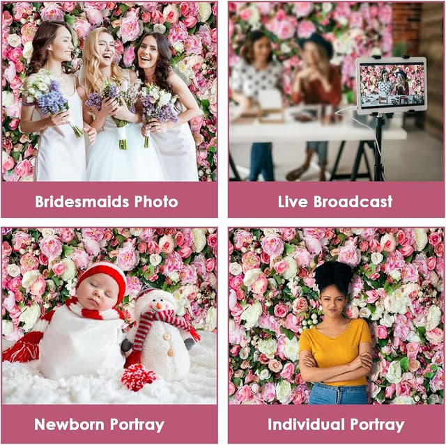 Detalle 2 de jiuzcare Fotowand Hintergrund 1,5x2,1 m