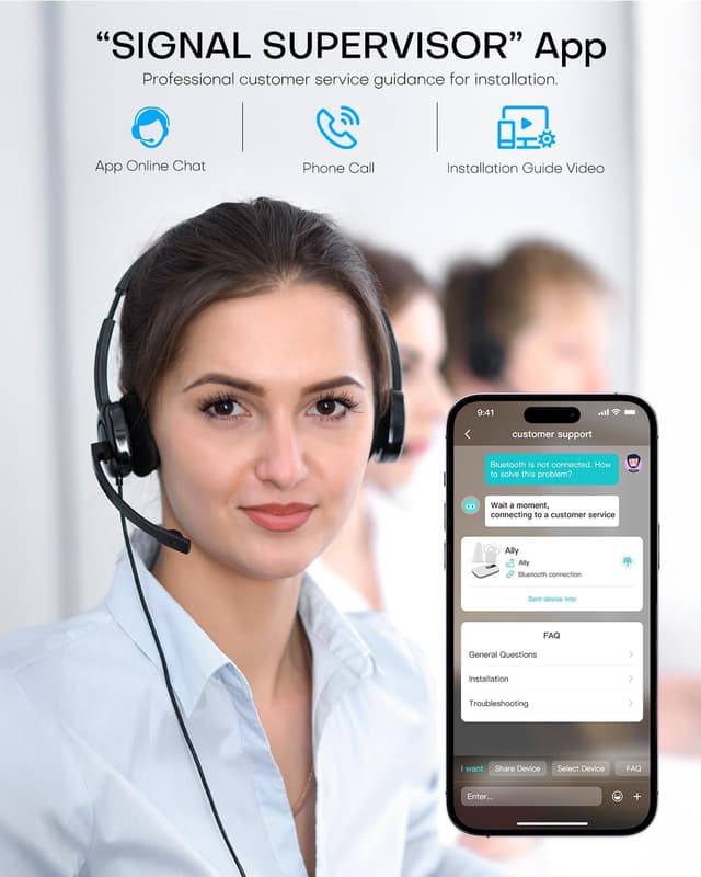 Detalle 1 de Cell Phone Signal Booster for Home Office 2500 sq ft