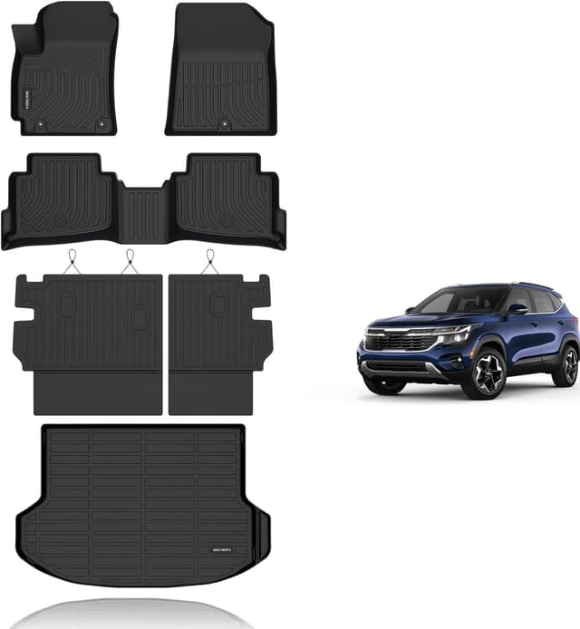 Imagen de KELCSEECS Seltos TPE Floor Mats 2024-26 en OfertitasTOP