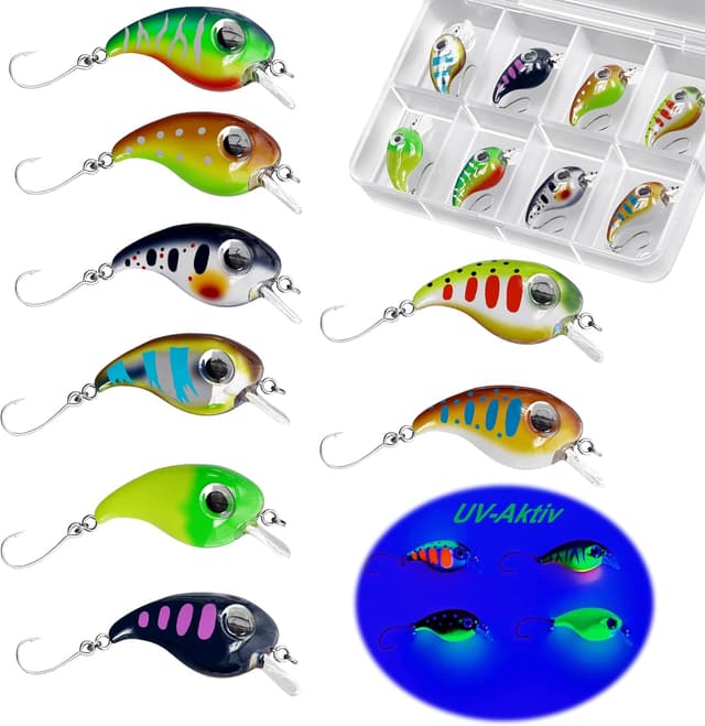 Detalle de Forellenwobbler Messeneuheit 2024 Set 8 Stück