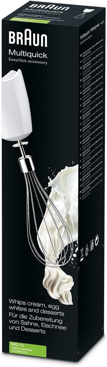 Detalle de Braun MQ10 accessorio frusta per minipimer EasyClick (compatibile con MQ3, MQ5, MQ700), bianco