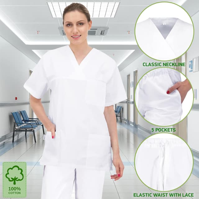 Thumbnail 2 de B-well Morelli Uniforme médical 100% coton 🩺