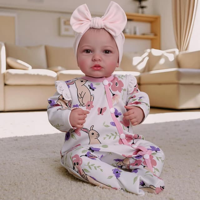 Thumbnail 6 de BABESIDE Reborn Baby Doll 20-inch
