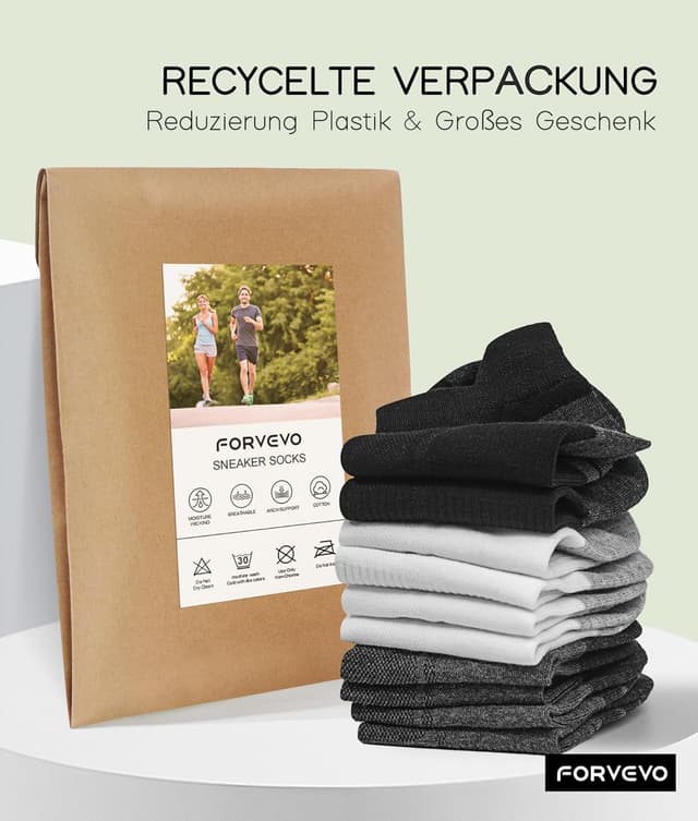Thumbnail 6 de FORVEVO Sneaker Socken 10 Paar für Sport