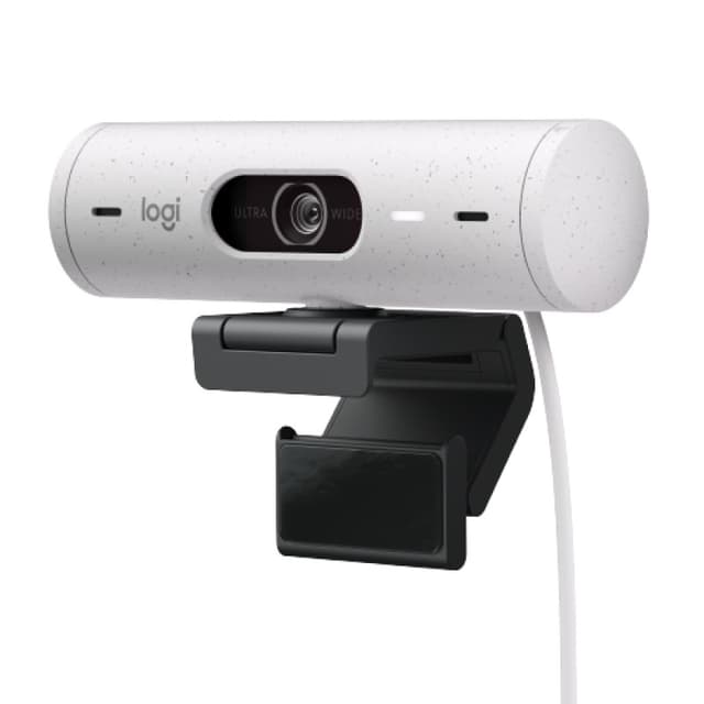 Detalle de Logitech Brio 500 Webcam FullHD blanca