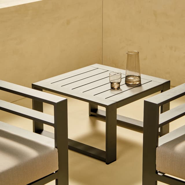 Imagen de El Corte Inglés Chicago mesa auxiliar aluminio 🌿 en OfertitasTOP