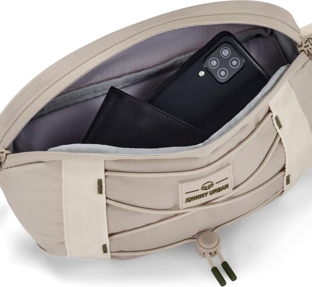 Detalle de Johnny Urban Devin marsupio uomo e donna idrorepellente in poliéster riciclato