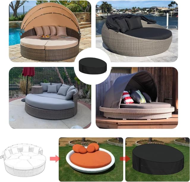 Detalle 2 de LAMUNI Sonneninsel Abdeckung 250x90/50 cm