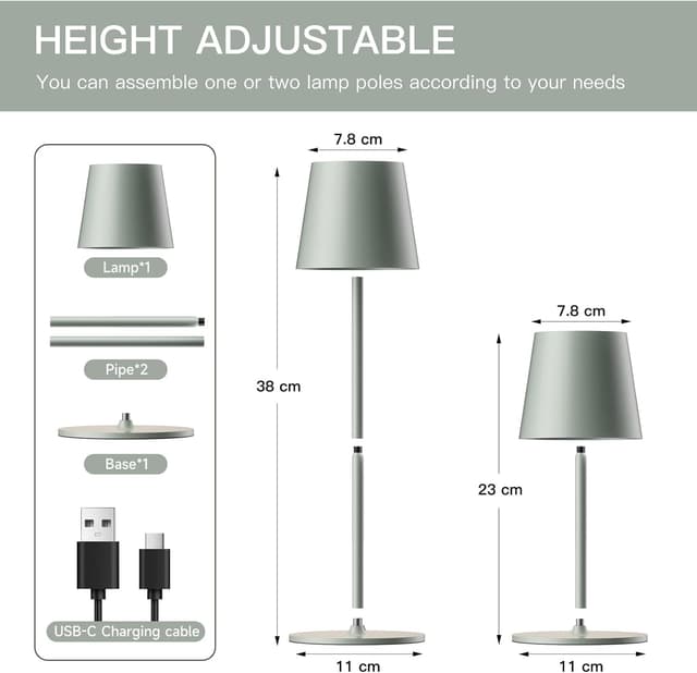 Thumbnail 3 de DILUMEN Tischlampen 5200mAh dimmbar