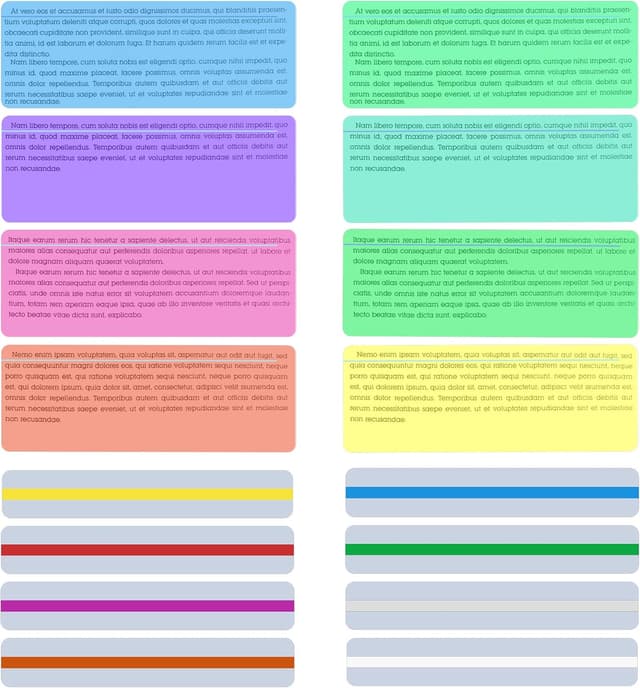 Thumbnail 2 de Vicloon Strisce di Lettura Guidate 16Pcs