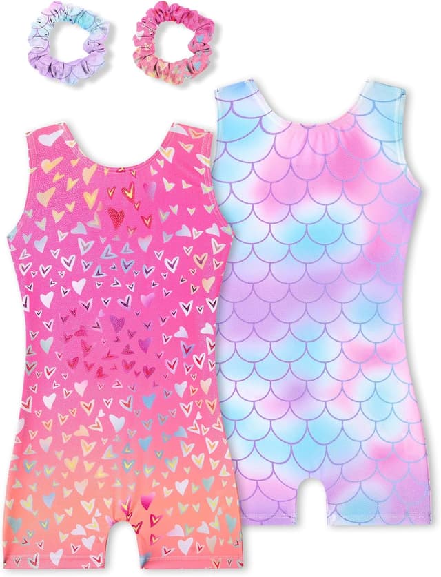Detalle de Tstiti Gymnastics leotards 2 pack for girls