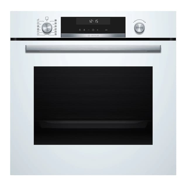 Detalle de Bosch Serie 6 HBG578EW7 horno multifunción pirolítico reacondicionado Grado C