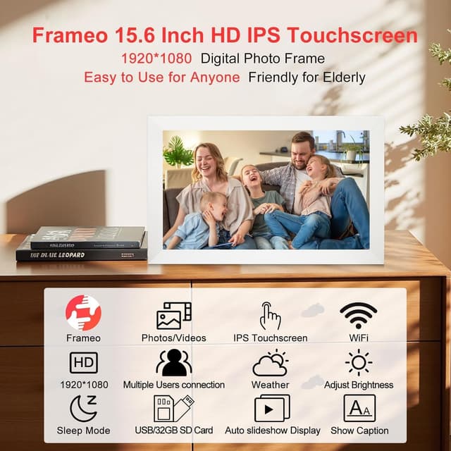 Thumbnail 2 de Frameo 15.6in Digital Picture Frame