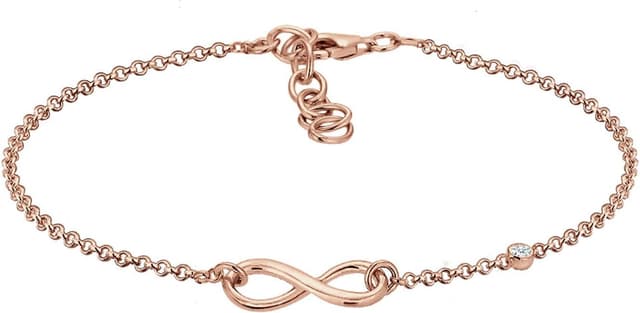 Thumbnail 5 de Elli Infinity Armband 0,02 Karat Silber 925