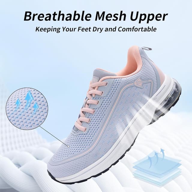 Thumbnail 4 de Autper Wide Toe Box Walking Sneakers US6-11