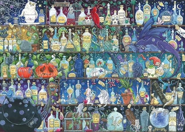 Detalle de Ravensburger Puzzle Zoe Sadler 70x50 cm — 2x1000 piezas 🧩