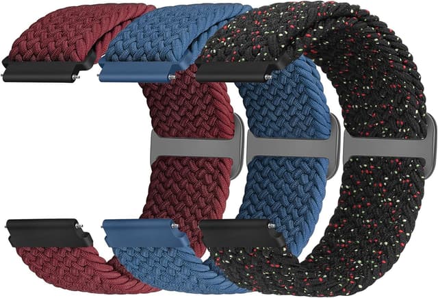 Detalle de Yunshare Geflochtenes Uhrenarmband 22 mm