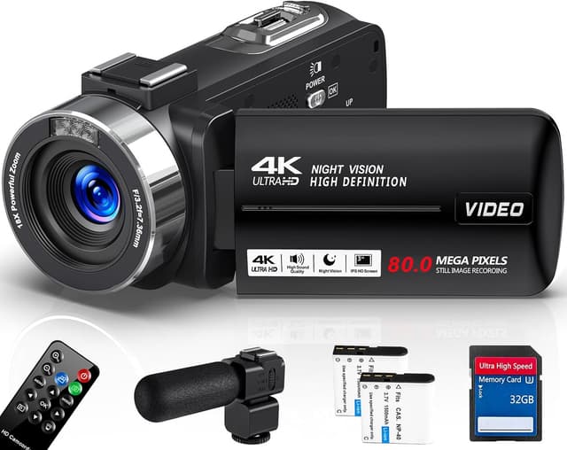 Detalle de Delmodes 4K Camcorder 30FPS
