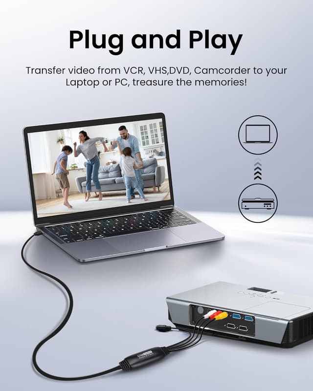 Thumbnail 1 de avedio links VHS to Digital Converter 1080P