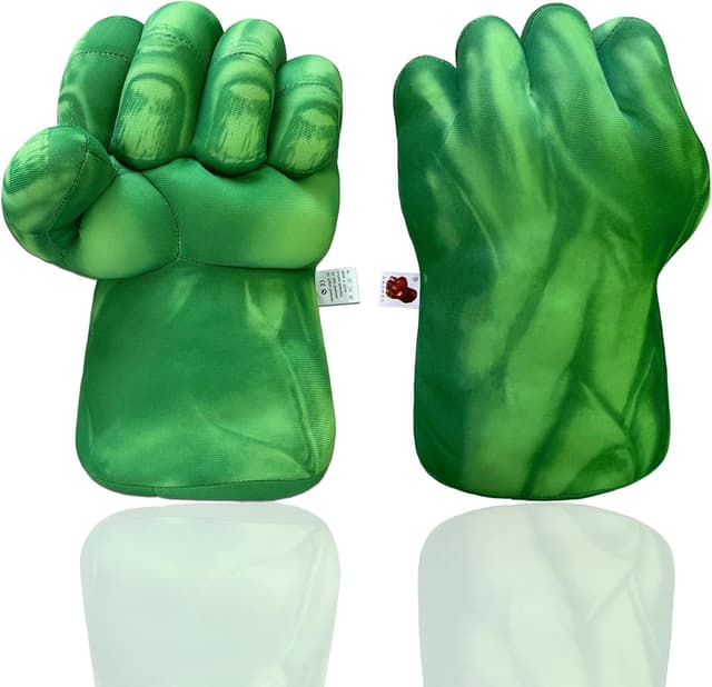 Imagen de Guantes de Boxeo para Niños Gigantes Peluche Verde en OfertitasTOP