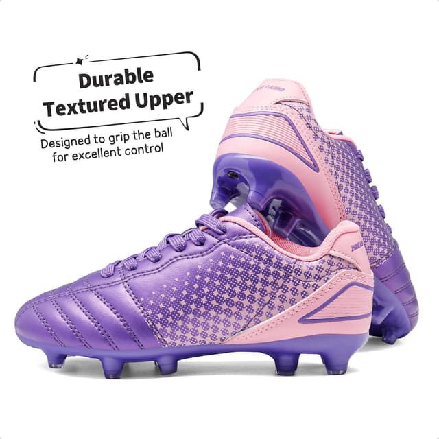 Detalle de DREAM PAIRS Boys & Girls Outdoor Sport Football Shoes Soccer Cleats