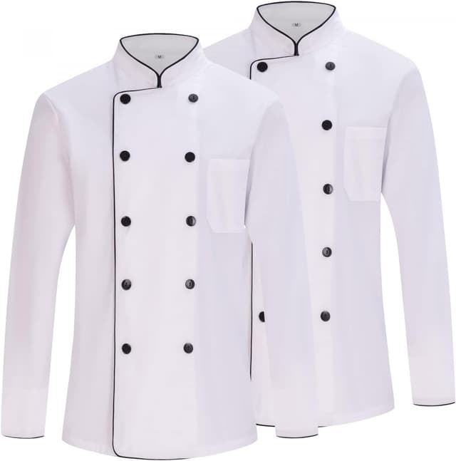 Imagen de Misemiya KZ-2-842 Veste chef manches courtes 2 piĂšces đš en OfertitasTOP