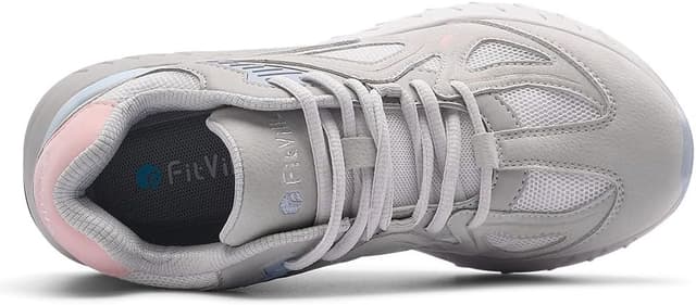 Detalle 2 de FitVille Damen Laufschuhe Extra-Weit fĂŒr Plantarfasziitis đŹ