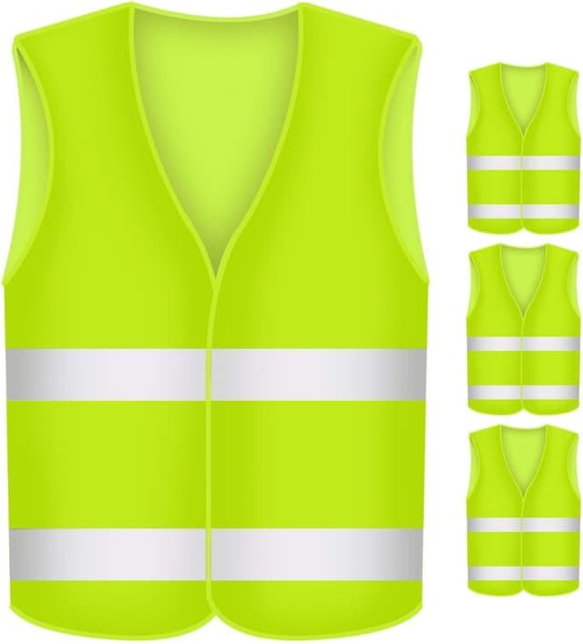 Detalle de BUZIFU reflective safety vest 5 cm