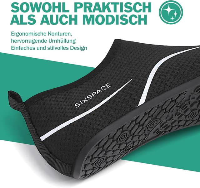 Detalle de Sixspace Badeschuhe Wasserschuhe 9 UK