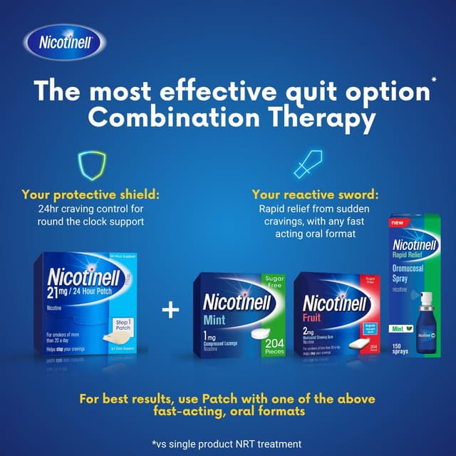 Thumbnail 2 de Nicotinell Nicotine 14mg Patch Pack of 7 — 24h craving control 🚑