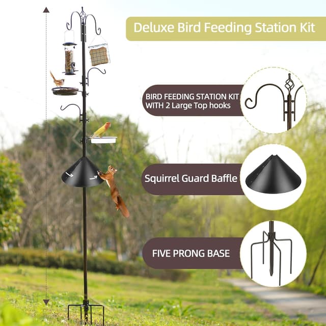 Thumbnail 4 de MIXXIDEA Bird Feeder Station Kit 88.6in